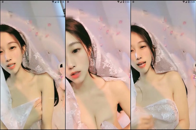 zhubo今年19岁的大一超级耐看的纯妹子，看到如此清纯干净的小仙女，众网友表示【妈妈，我要谈恋爱了】白婚纱仙气飘飘